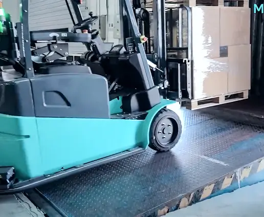 Getting onto a truck